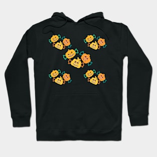 Halloween Pumpkin Skulls As Trick Or Treat Hoodie